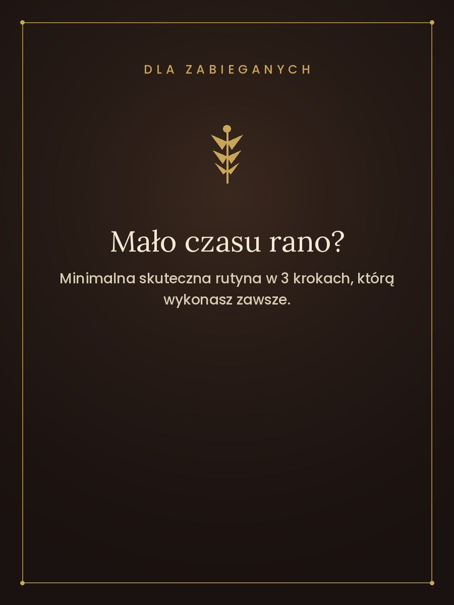 Mało czasu rano?